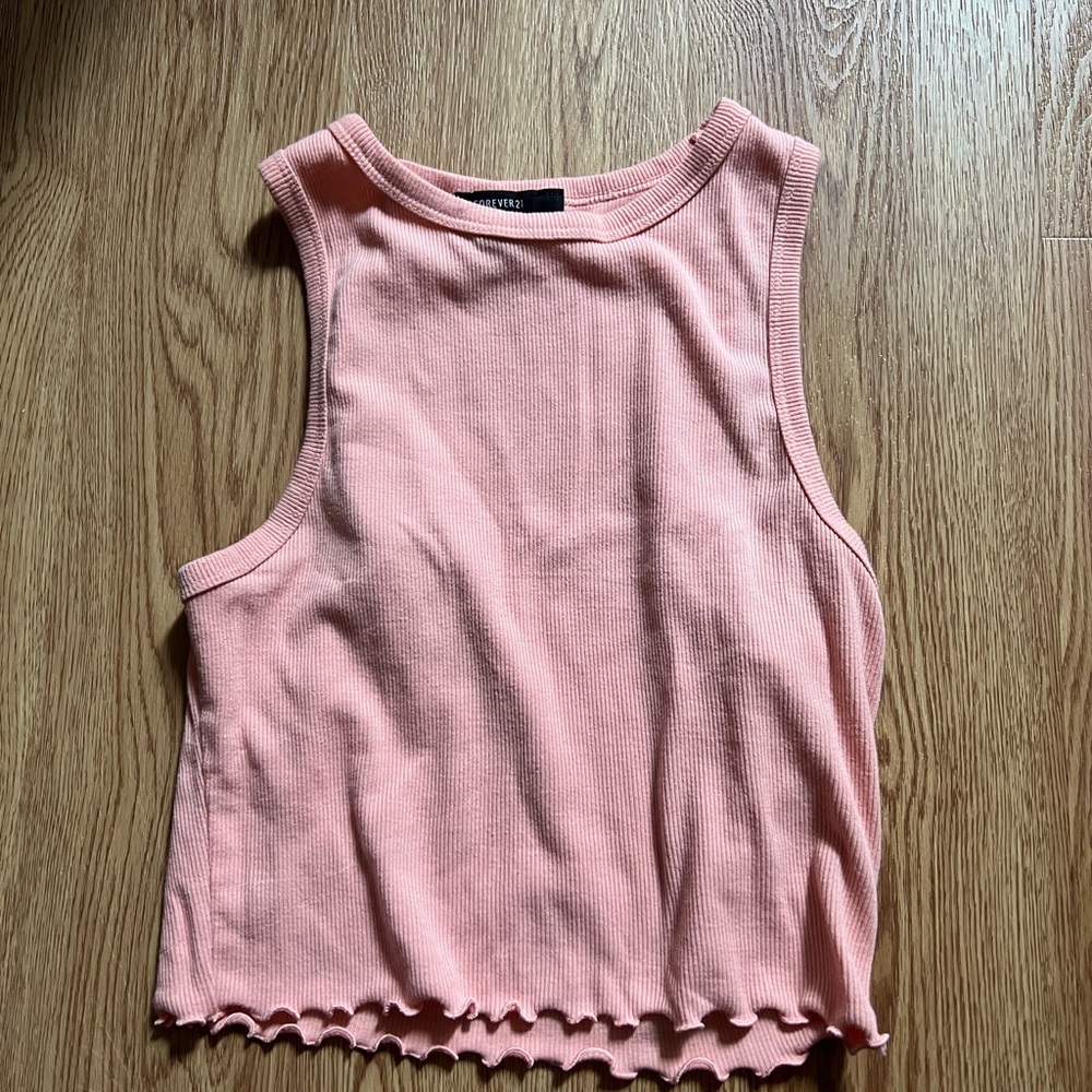 Coral halter tank